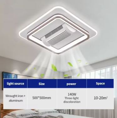 VENTILADOR DE TETO ULTRASLIM COM LUZES