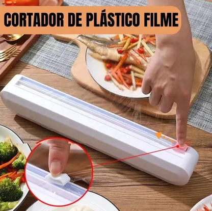 CORTADOR DE PLÁSTICO FILME E PAPEL ALUMÍNIO